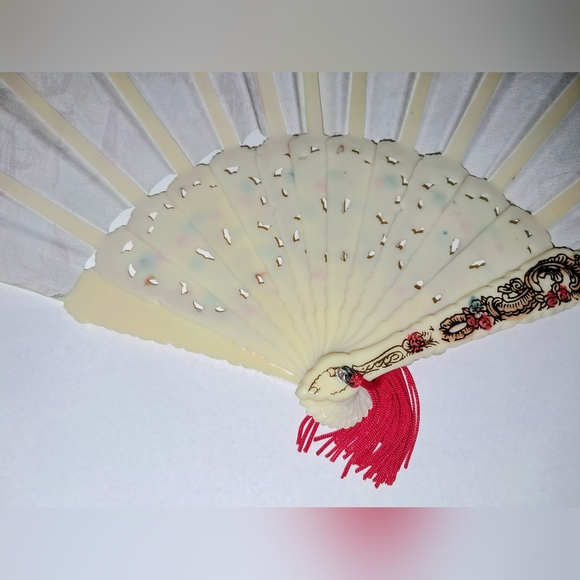 Chinese Classic Art Fan Vintage 1984 - Picture 6 of 16